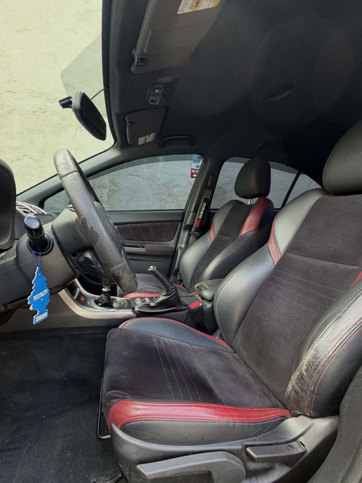 2016 Subaru WRX STI front sport seats and driver area, for sale