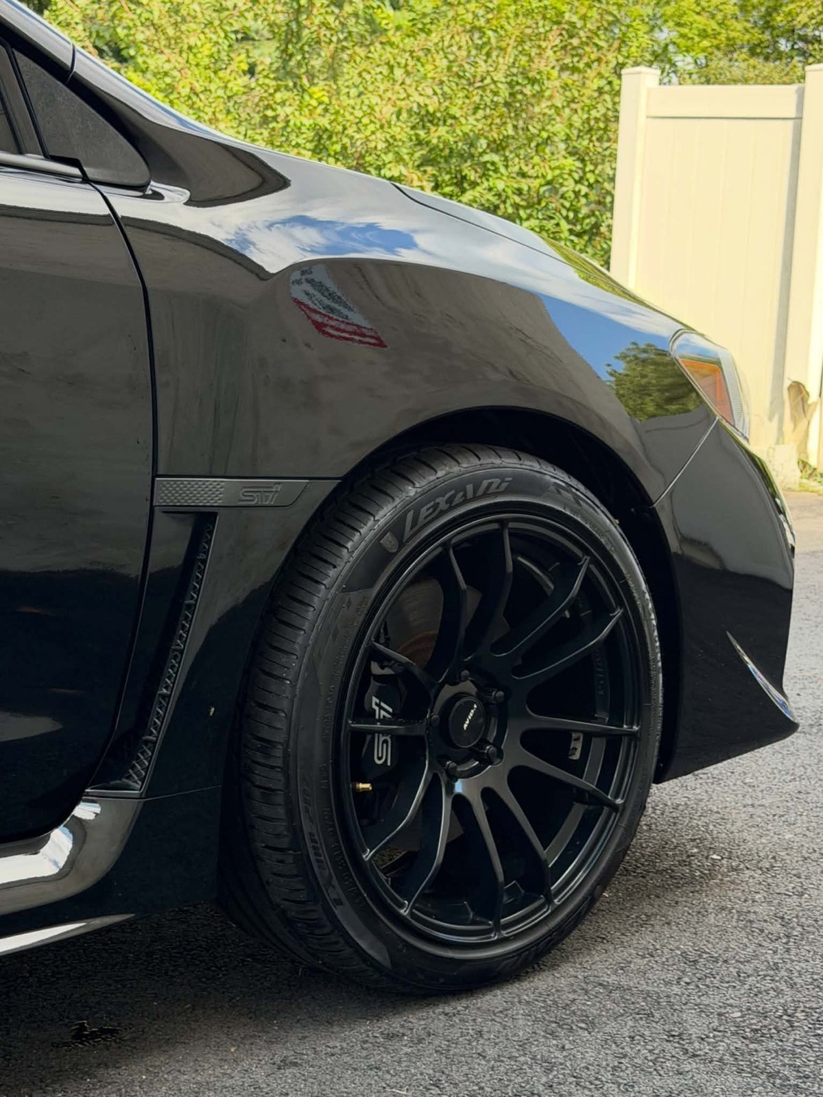 2016 Subaru WRX STI front wheel with STI brake caliper, for sale