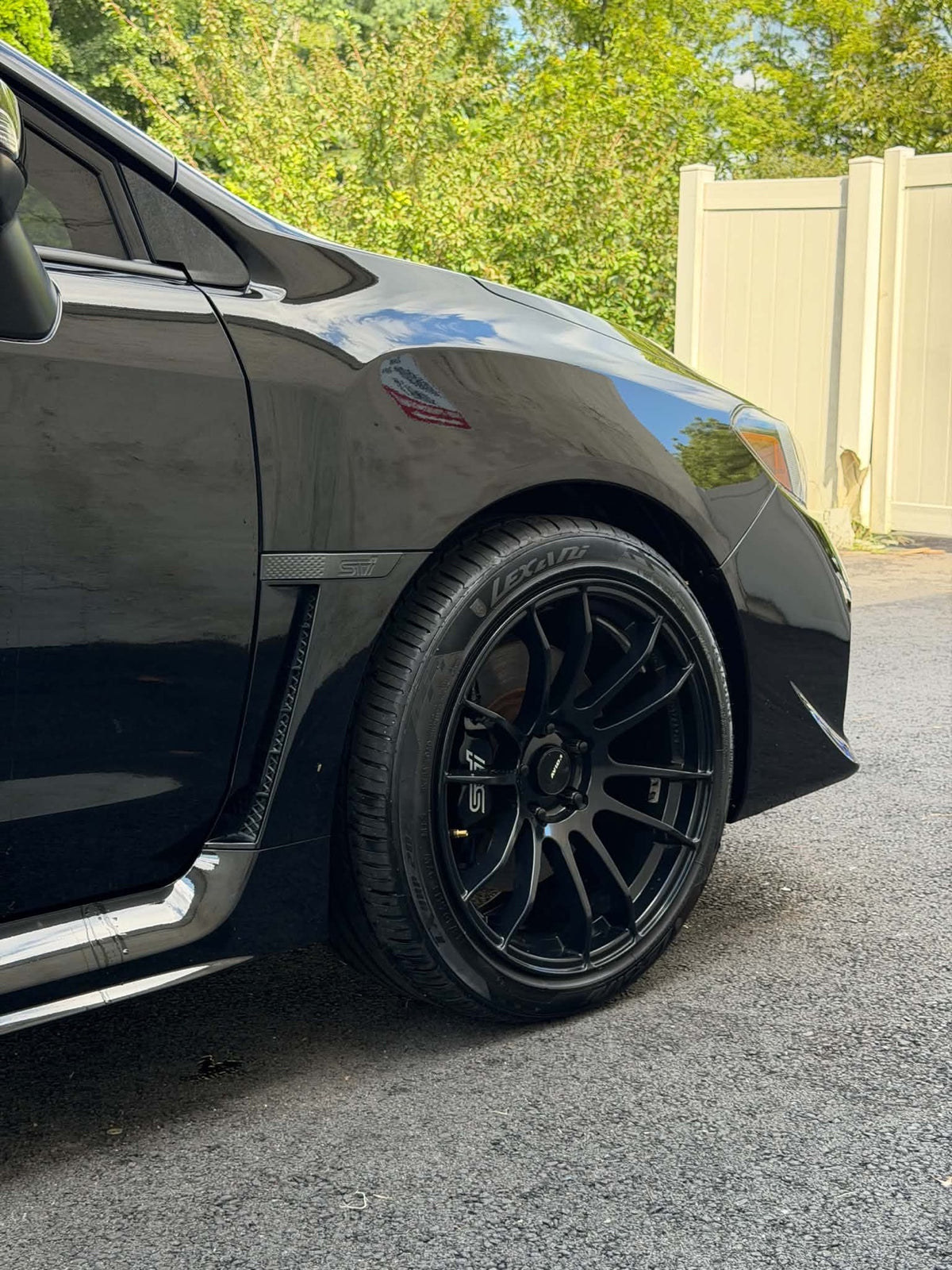 2016 Subaru WRX STI front wheel with STI brake caliper, for sale