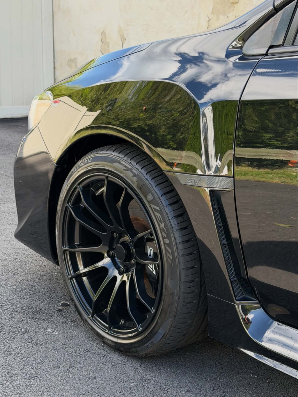 2016 Subaru WRX STI front wheel with STI brake caliper, for sale