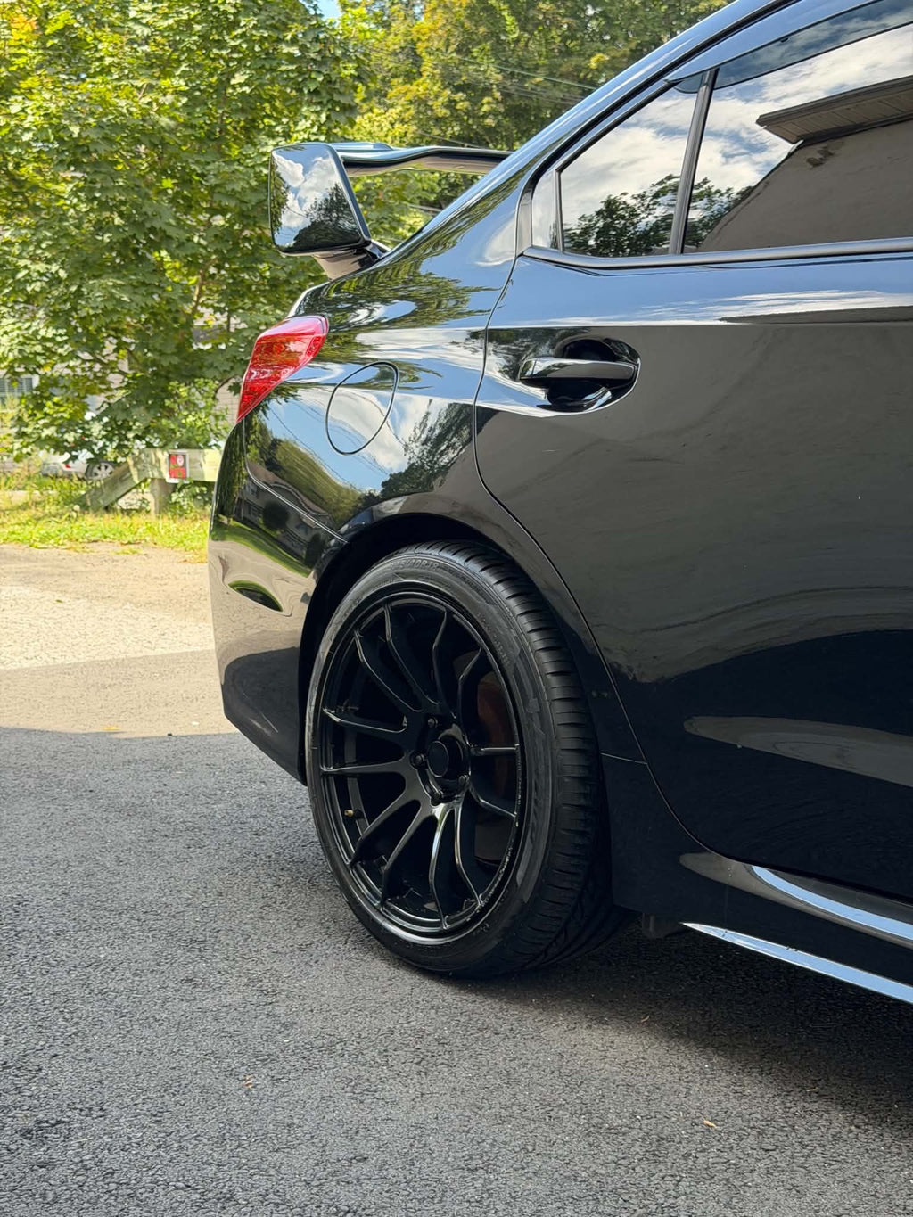 2016 Subaru WRX STI rear wheel in black, for sale