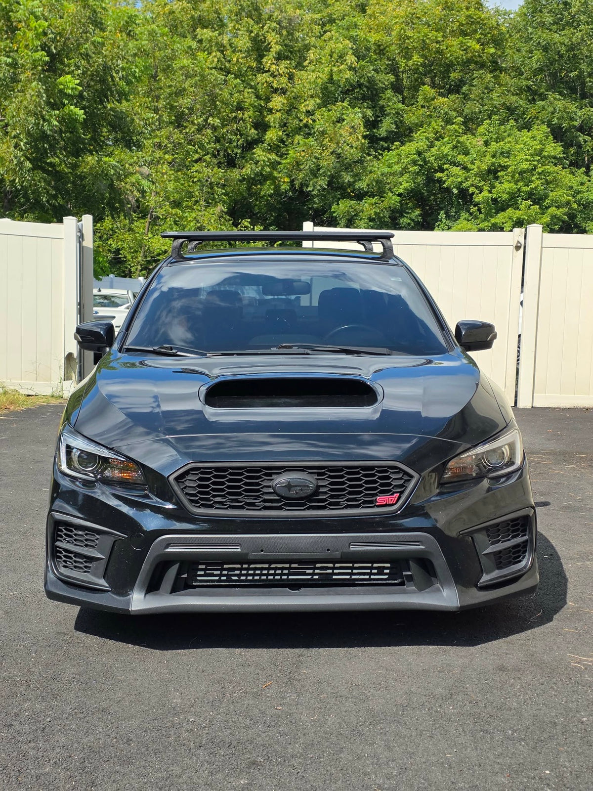 2020 Subaru WRX STI front view in black, for sale