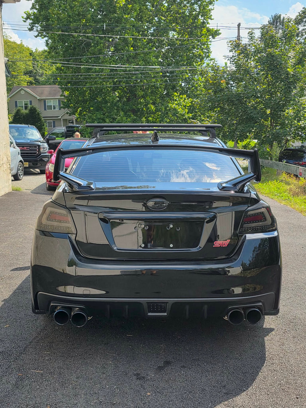 2020 Subaru WRX STI rear view with wing, for sale