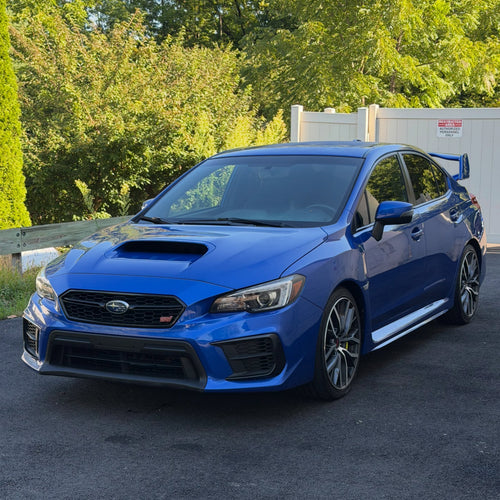 2021 Subaru WRX STI in World Rally Blue, for sale listing photo